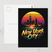 New York City Postkarte (Vorne/Hinten)
