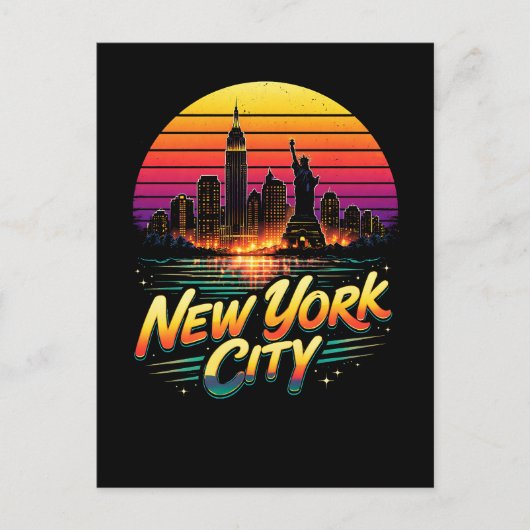 New York City Postkarte (Vorderseite)