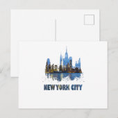 New York City Postkarte (Vorne/Hinten)