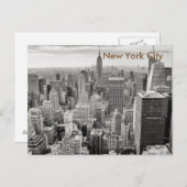 New York City Postkarte (Vorne/Hinten)