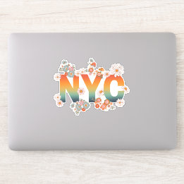 New York City Power Blume Sticker