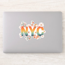 New York City Power Blume Sticker