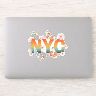 New York City Power Blume Sticker