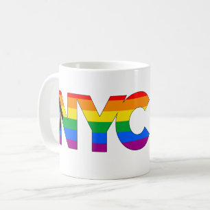 New York City Pride LGBTQ Progress Pride Kaffeetasse