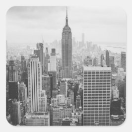 New York City Quadratischer Aufkleber
