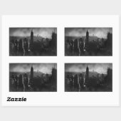 New York City Rechteckiger Aufkleber (Blatt)