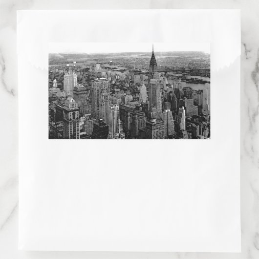 New York City Rectangle Sticker (Tasche)