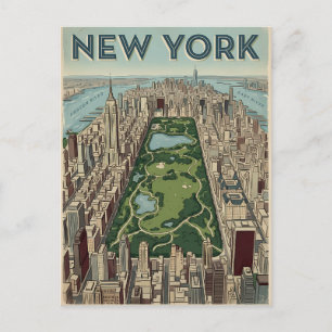 New York City Reise-Postkarte Postkarte