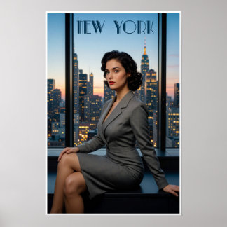 New York City Reiseplakat Poster