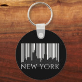 New York City Retro Skyline Graphic - Urban Street Schlüsselanhänger (Vorderseite)