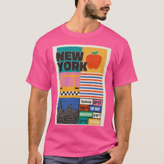 New York City Retro Travel T-Shirt