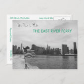 New York City - Ride the East River Postkarte (Vorne/Hinten)
