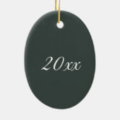 New York City Rockefeller Center Christmas NYC Keramikornament (Hinten)