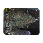 New York City Rockefeller Center Christmas Tree NY Magnet (Horizontal)
