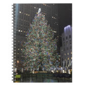 New York City Rockefeller Center Christmas Tree NY Notizblock (Vorderseite)