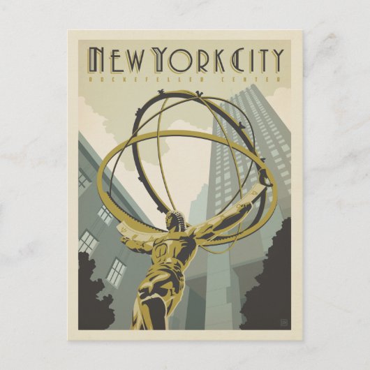 New York City | Rockefeller Center Postkarte (Vorderseite)