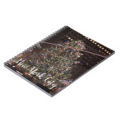 New York City Rockefeller Center Weihnachtsbaum Notizblock (Linke Seite)