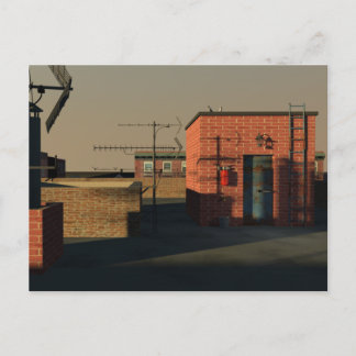 New York City roof Postkarte