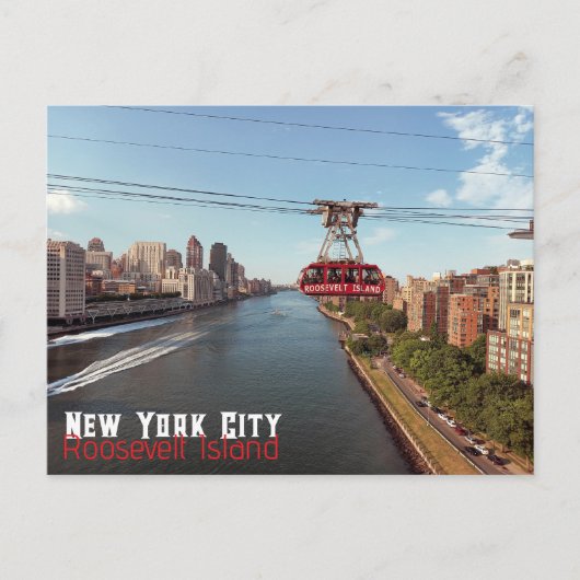 New York City - Roosevelt Island Postkarte (Vorderseite)