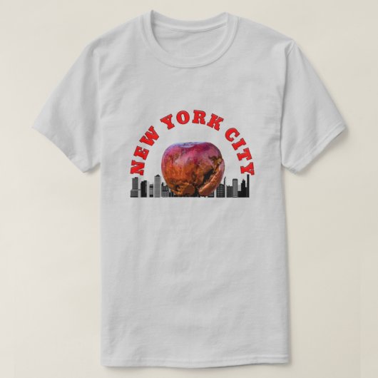 New York City Rotten Apple T-Shirt (Design vorne)