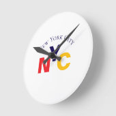 New York City Runde Wanduhr (Winkel)