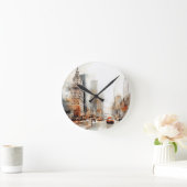 New York City Runde Wanduhr (Zuhause)