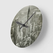 New York City Runde Wanduhr (Winkel)