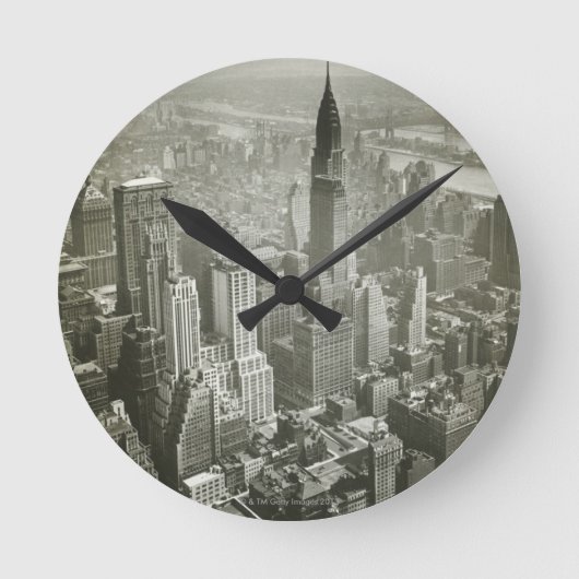 New York City Runde Wanduhr (Vorderseite)