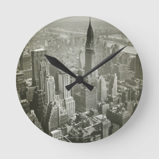 New York City Runde Wanduhr