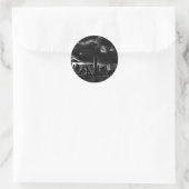 New York City Runder Aufkleber (Tasche)