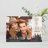 New York City Save the Date (Stehend Vorderseite)