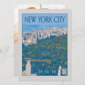 New York City | SAVE THE DATE - FOTO (Vorne/Hinten)