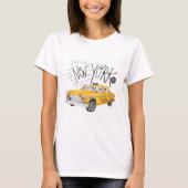 New York City Schachbrett Cab T-Shirt (Vorderseite)