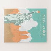 New York City schläft nie Vintag Puzzle (Horizontal)