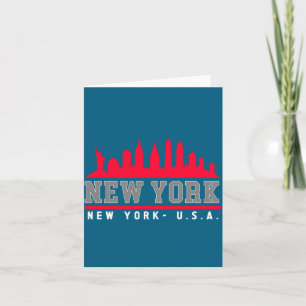 New York City schöne Skyline  Karte