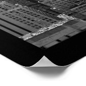 New York City Schwarz-Weiß Poster (Ecke)