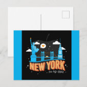 New York City Sehenswürdigkeit Postkarte (Vorne/Hinten)