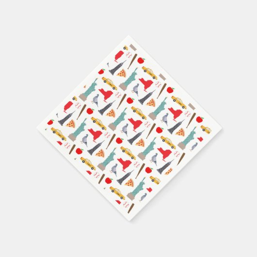 New York City Serviette (Ecke)