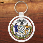 New York City Siegel Schlüsselanhänger (Vorderseite)