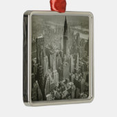 New York City Silbernes Ornament (Rechts)