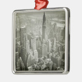 New York City Silbernes Ornament (Links)