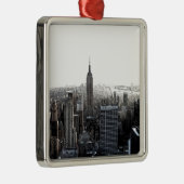 New York City Silbernes Ornament (Rechts)