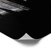 New York City Silhouette Pop Art Poster (Ecke)