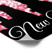 New York City Silhouette Poster (Ecke)