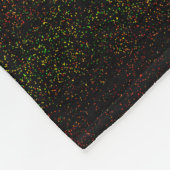 New York City Silver Gold Glitzer Fleecedecke (Ecke)