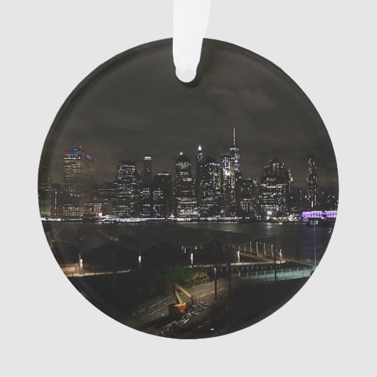 New York City Skyline #2 Ornament (Vorderseite)