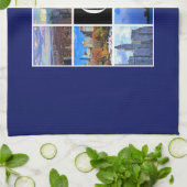 New York City Skyline 8 Image Foto Collage Handtuch (Gefaltet)