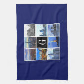 New York City Skyline 8 Image Foto Collage Handtuch (Vertikal)