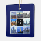 New York City Skyline 8 Image Foto Collage Keramikornament (Links)