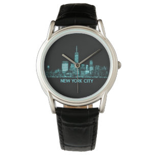 New York City Skyline Armbanduhr